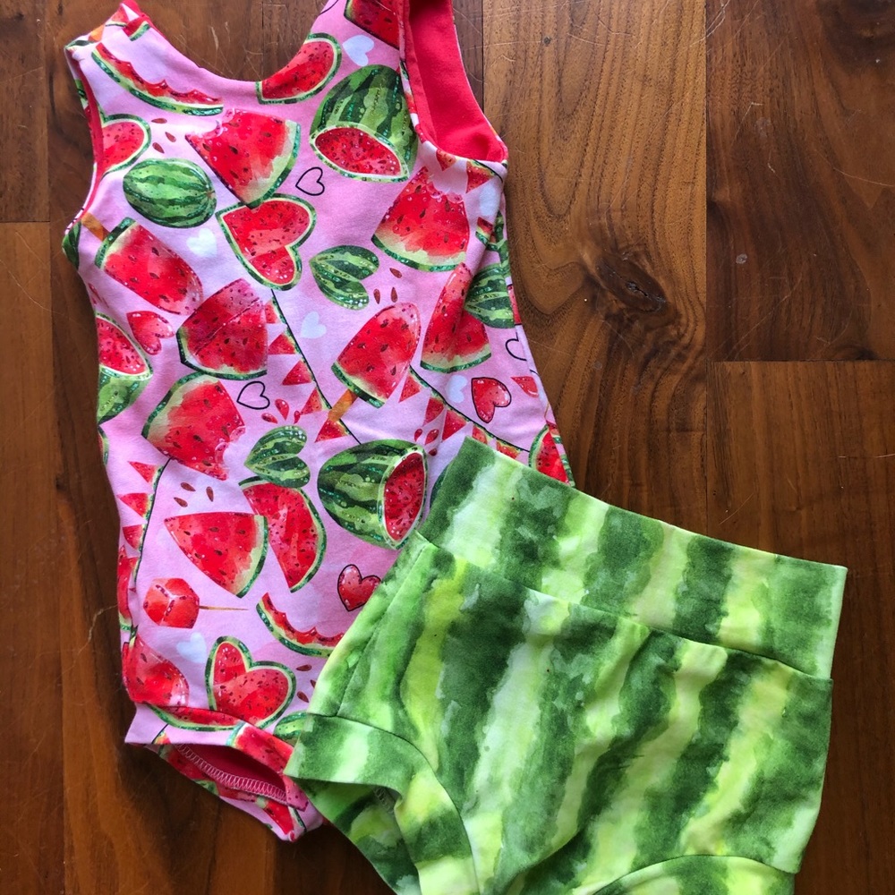 Watermelon Leo and Bummie Set